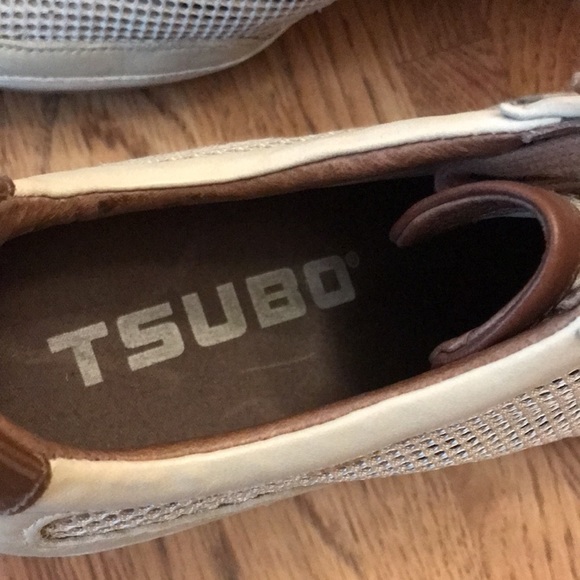 Wedge Leather & Mesh Sneakers - by Tsubo - Picture 3 of 9